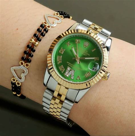 green ladies rolex|Rolex green dial watch price.